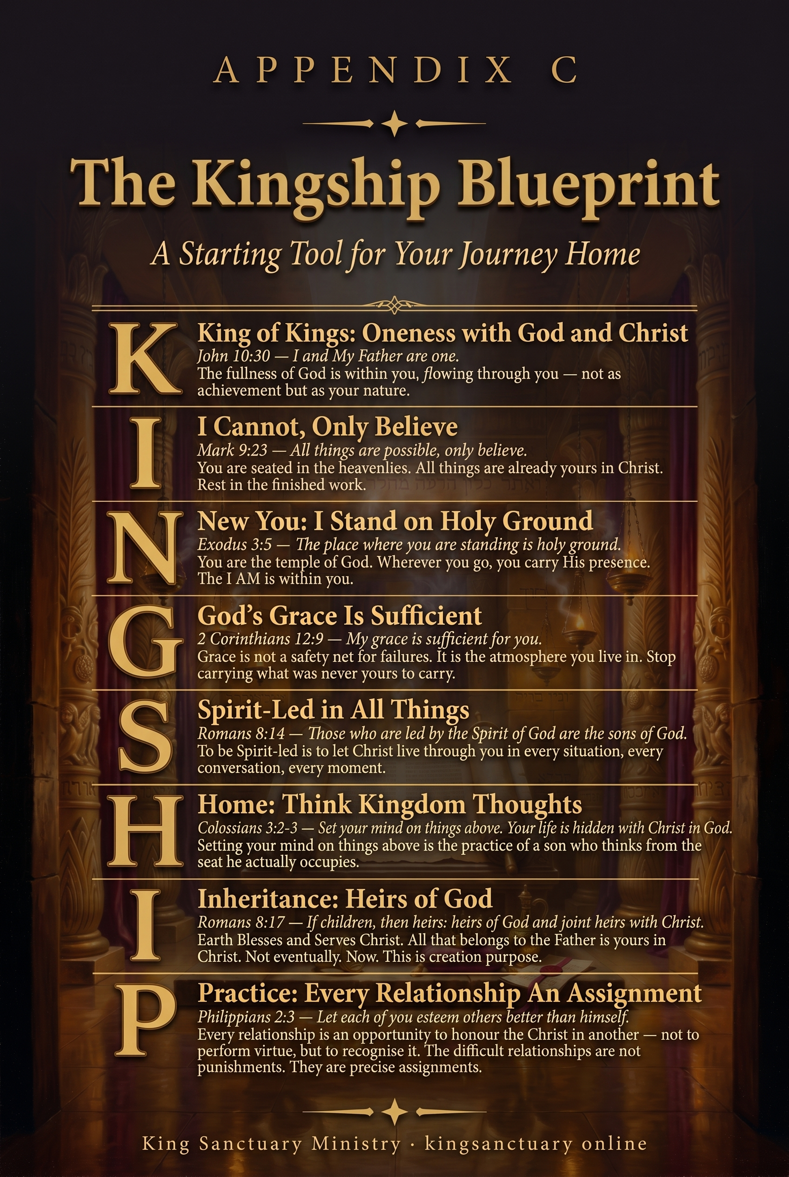 The KINGSHIP Blueprint